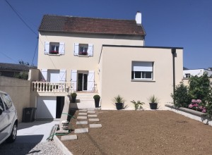 Extension de maison toit plat